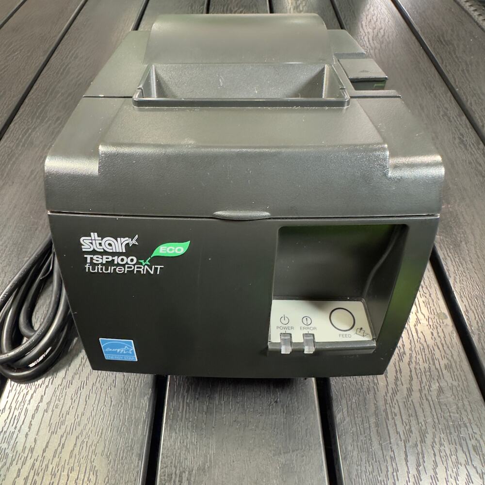 Star Micronics TSP100 ECO FuturePRNT Thermal Receipt Printer USB Model Black